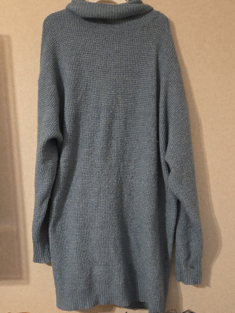 American Eagle Outfitters Womens Slate Blue Turtleneck Sweater DRESS